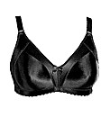 Naturana Black Moulded Minimiser Bra