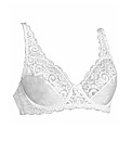 Naturana White Two Section Cup Bra