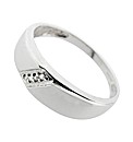 9ct WG Diamond Ladies Message Ring