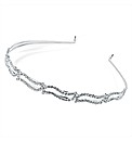 Silver Colour Crystal Headband
