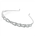 Silver Colour Crystal Headband