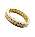 GPS Floral Diamond and Pearl Ring