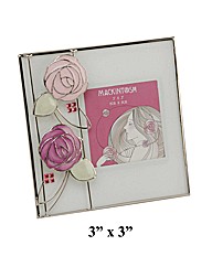 Glass/Wire Photoframe 3" x 3"