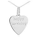 Silver Happy Birthday Pendant