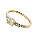 9ct Diamond and Topaz Ring