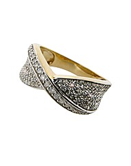 9ct YG 1ct Diamond Ring