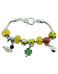 Yellow Beaded Bracelt