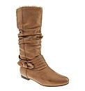 schuh Karmel Knot Fleece Calf