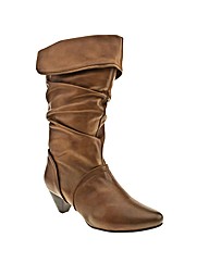 schuh Kat Collar Calf Boot