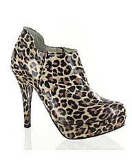 Marta Jonsson leopard patent ankle boot