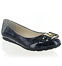 Marta Jonsson blue patent pump