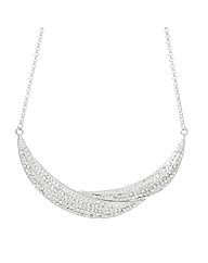 Jon Richard Pave Crystal Panel Necklace