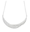 Jon Richard Pave Crystal Panel Necklace