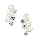 Jon Richard Triple Crystal Pearl Earring