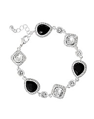 Jon Richard Jet Crystal Bracelet