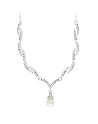 Jon Richard Grace Pearl Necklace