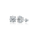 Sterling Silver Gents 9mmcz Stud Earring