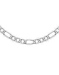Sterling Silver Smooth Link Figaro Chain