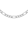 Sterling Silver Smooth Link Figaro Chain