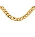 Sterling Silver Gold Plated Curb Neck