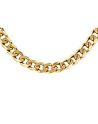 Sterling Silver Gold Plated Curb Chain
