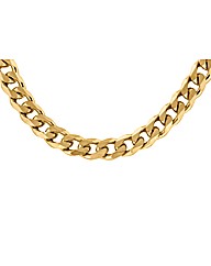 Sterling Silver Gold Plated Curb Chain