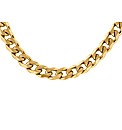 Sterling Silver Gold Plated Curb Chain