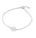 Sterling Silver Flower Bracelet