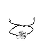Sterling Silver Flower Bracelet