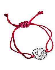 Sterling Silver Cob Web disk Bracelet