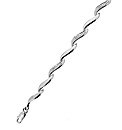 9ct White Gold Diamond Bracelet