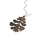 Jumbo Copper Lacey Oak Leaf Necklace