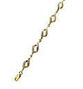 9ct Yellow Gold Diamond Bracelet