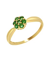 9ct Emerald Ring