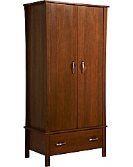 Nexus 2 Door Wardrobe / Walnut