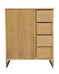 Chloe Midi Wardrobe / Natural