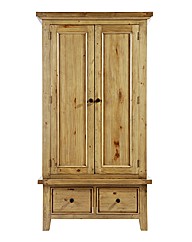 Tuscany 2 Door 2 Drawer Wardrobe