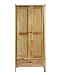 Vienna 2 Door Wardrobe / Golden Oak