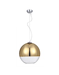 Global Ball Champagne Ceiling Pendant