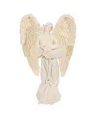 Standing Angel Figurine Tealight Holder