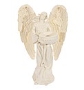 Standing Angel Figurine Tealight Holder