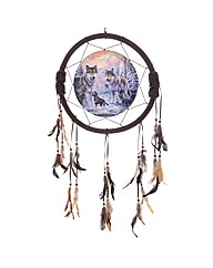 Winter Wolf Family Dreamcatcher