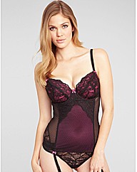 Just Peachy Lace B-G Basque