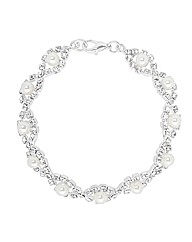 Jon Richard Lydia Pearl Bracelet