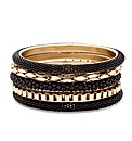 Mood Tribal Resin Bangle Set
