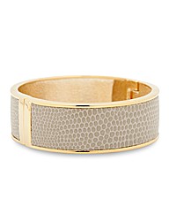 Mood Snake Skin Inlay Bangle