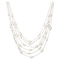 Mood Pearl Multirow Illusion Necklace
