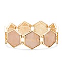 Mood Shell Hexagon Stretch Bracelet
