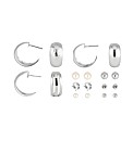 Mood 9 Pack Hoop and Stud Earrings