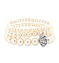 Mood Pearl Bracelets with Crystal Bead